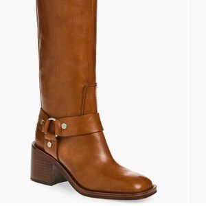 Loeffler Randall Tan Leather Heeled Boots